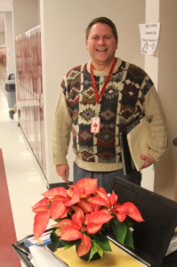 Mr. Pastore in full Christmas spirit!