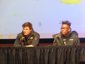 Hackenberg and Jackson at the morning press conference