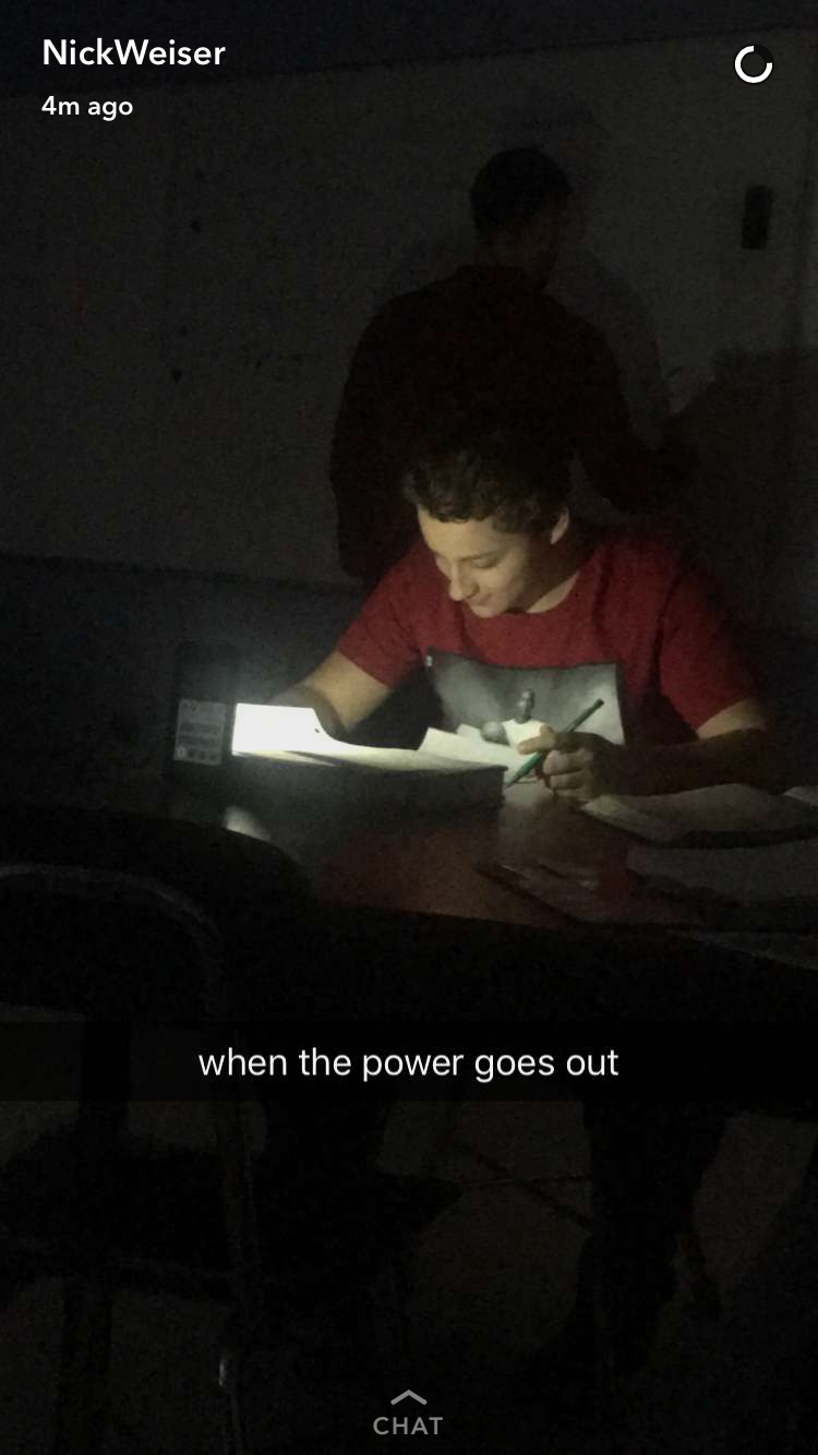 Quick Power Outages Interrupt 8th Period
