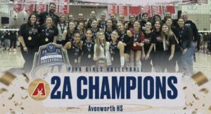 Surrounded by dedicated coaches, the team made history by winning Avonworth's first volleyball PIAA Championship.
